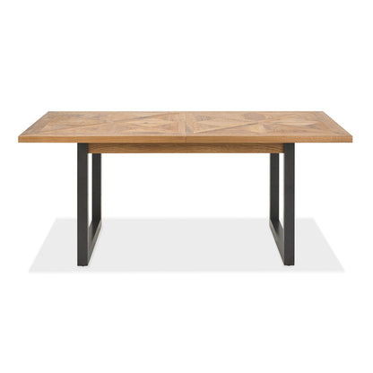 Denver Rustic Oak Dining Table 190-240cm
