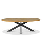 Rustic Oak Dining Table - Large