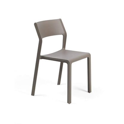 Trill Armless Chair By Nardi - Set of 6 - Taupe