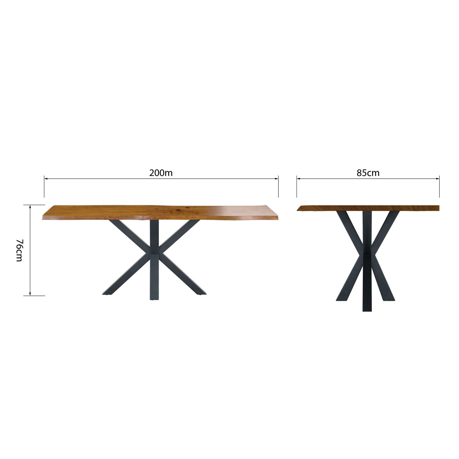 Measurements Of The Dining Table - 2m