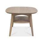 Oak Lamp Table With Shelf