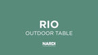 Rio Aluminium Table 210cm Extending By Nardi