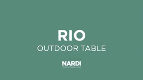 Rio Aluminium Garden Table 140cm Extending By Nardi