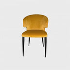 Pearl Dining Chair, Set Of 2 - Mustard Yellow