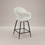 Delphine Counter Chair - White