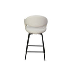 Delphine Counter Chair - White