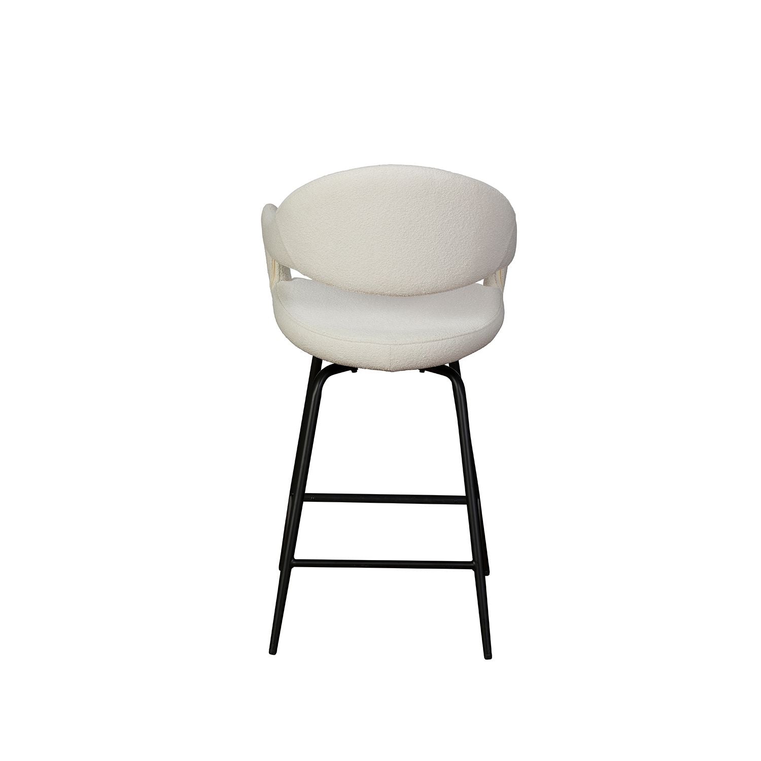Delphine Counter Chair - White