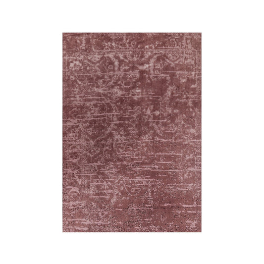 Zehraya Floor Rug - Cranberry Abstract