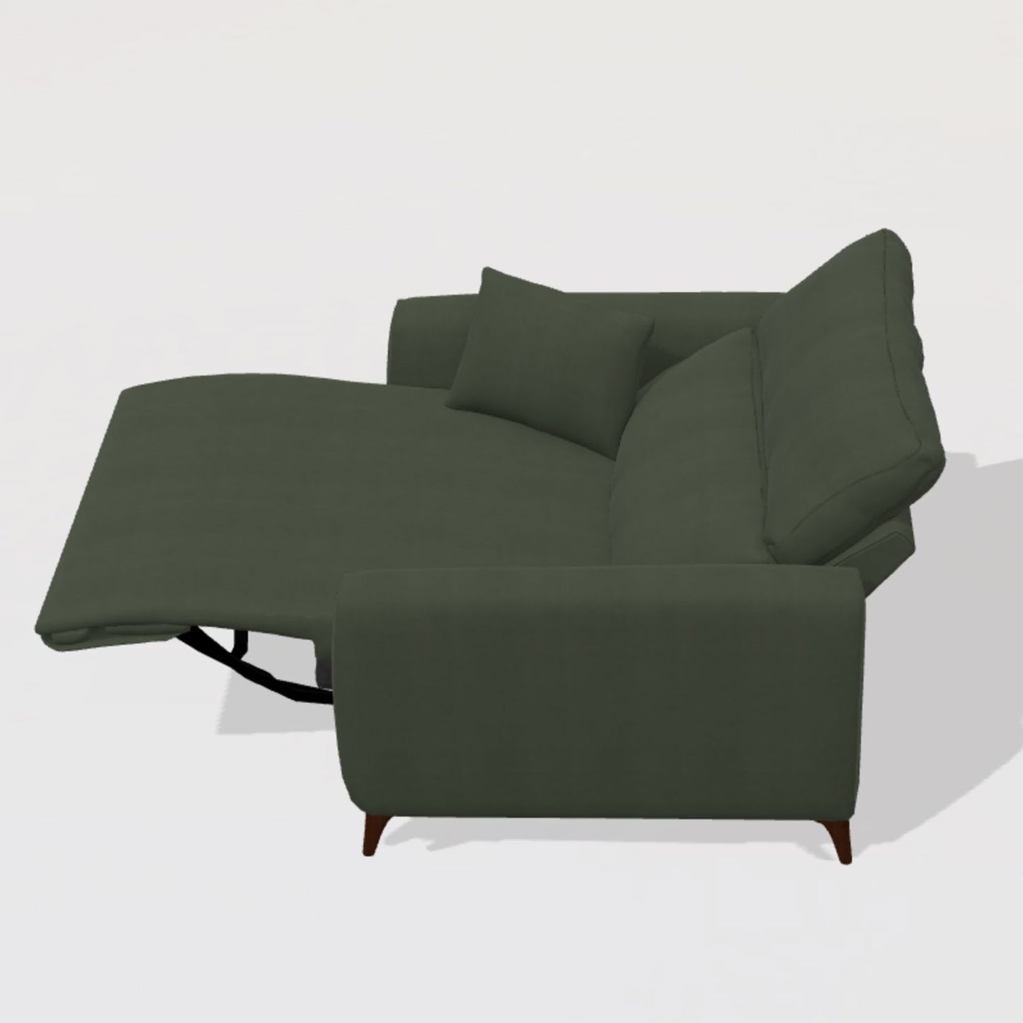 Armchair With Walnut Legs By Fama