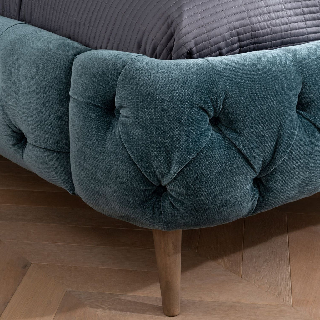 Monty Upholstered Bed - Foot Colour