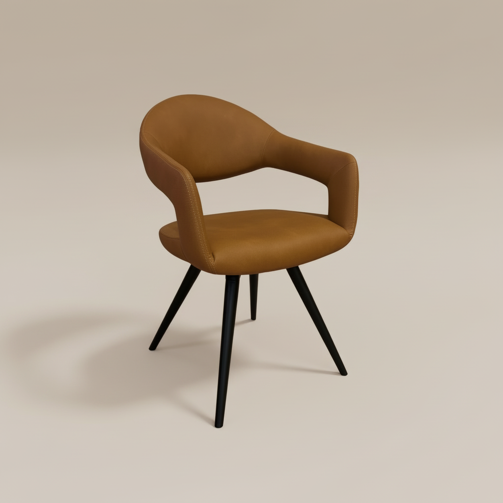 Delphine Dining Chair, Set Of 2 - Tan