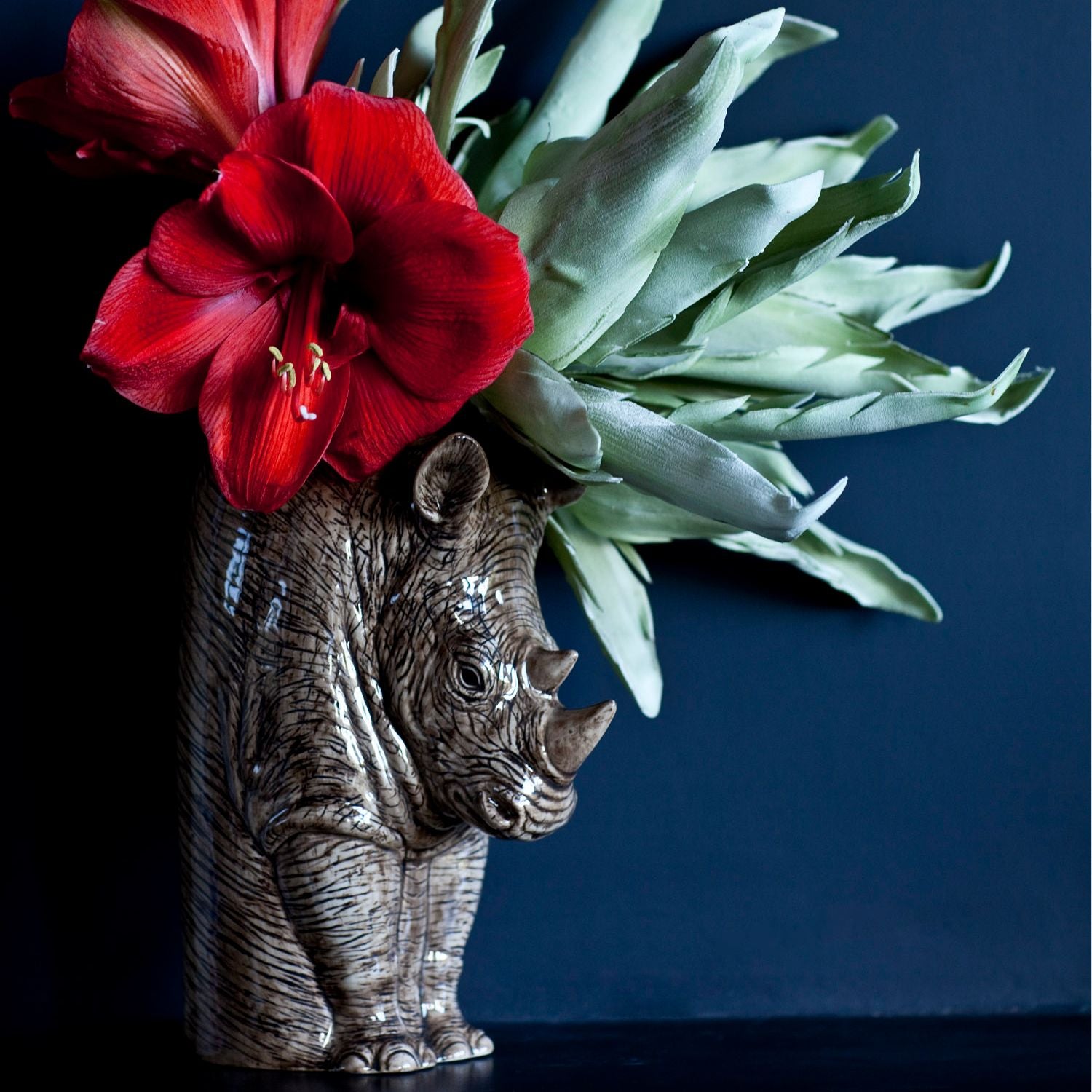 Rhino Flower Vase - Large