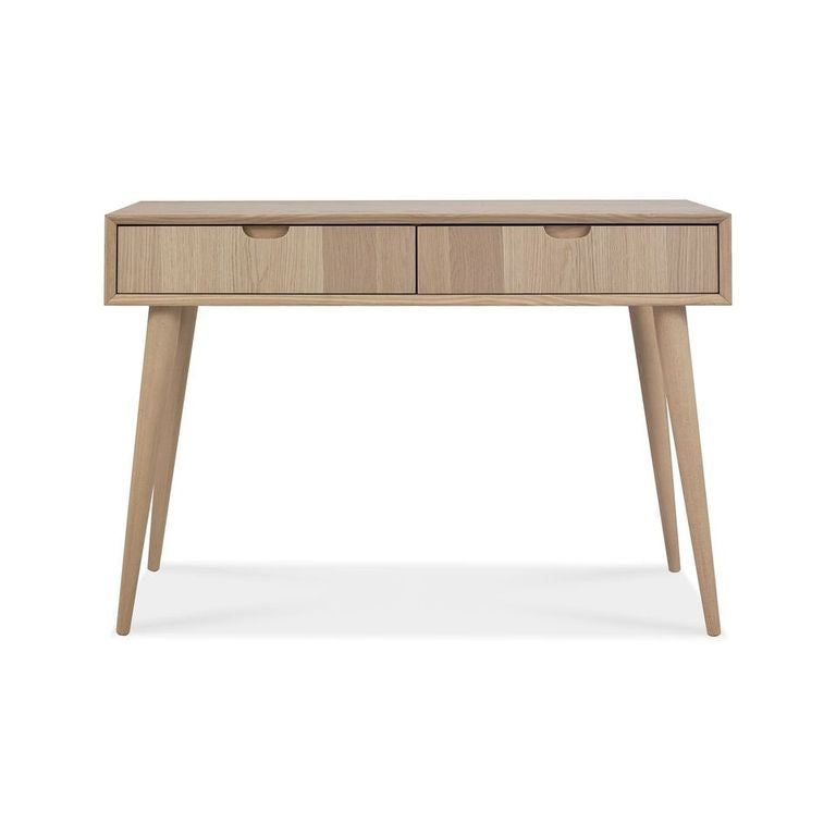 Oak Console Table With Drawers