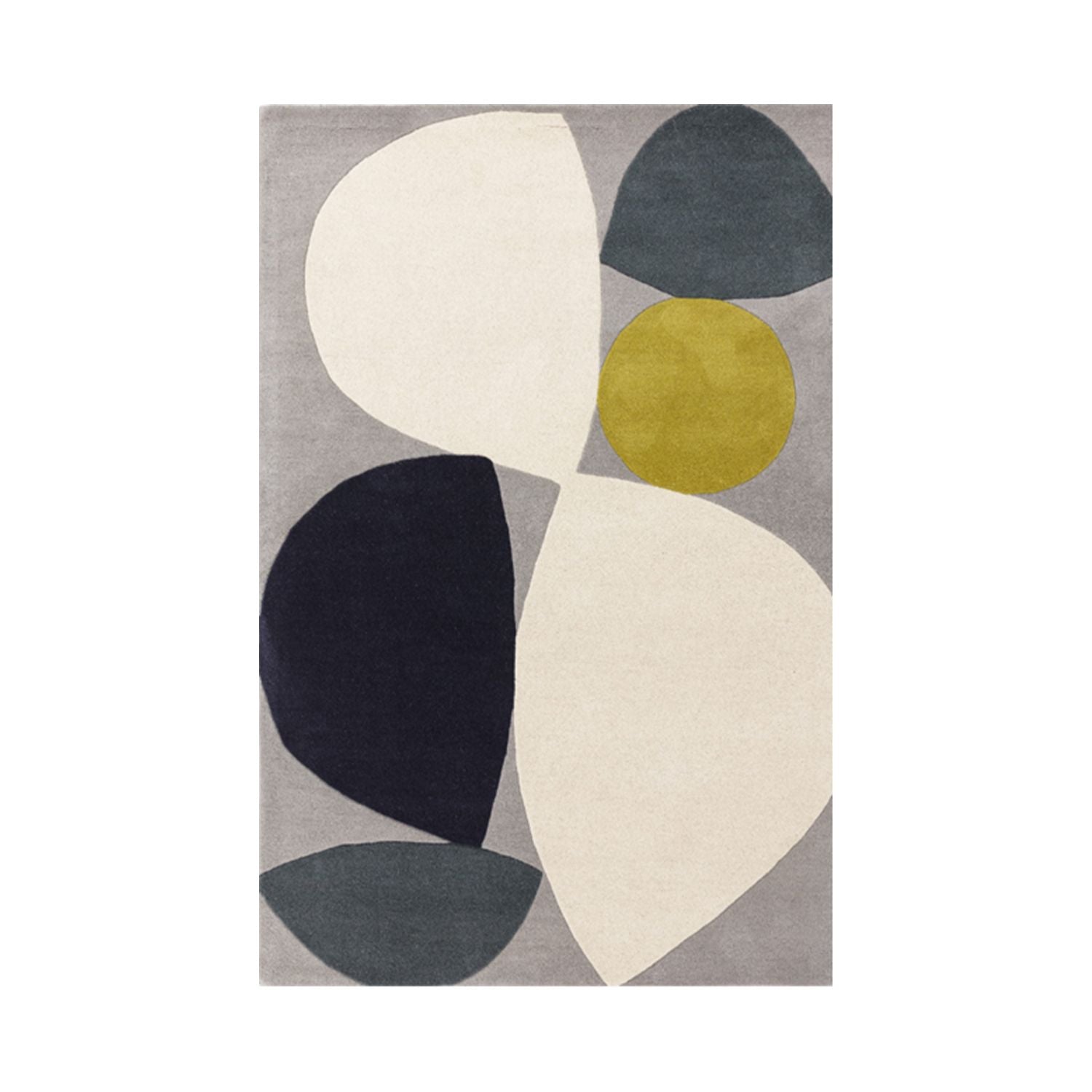 Reef Floor Rug - Mid Century Grey