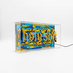 Holy Shit Glass Neon Light - Yellow