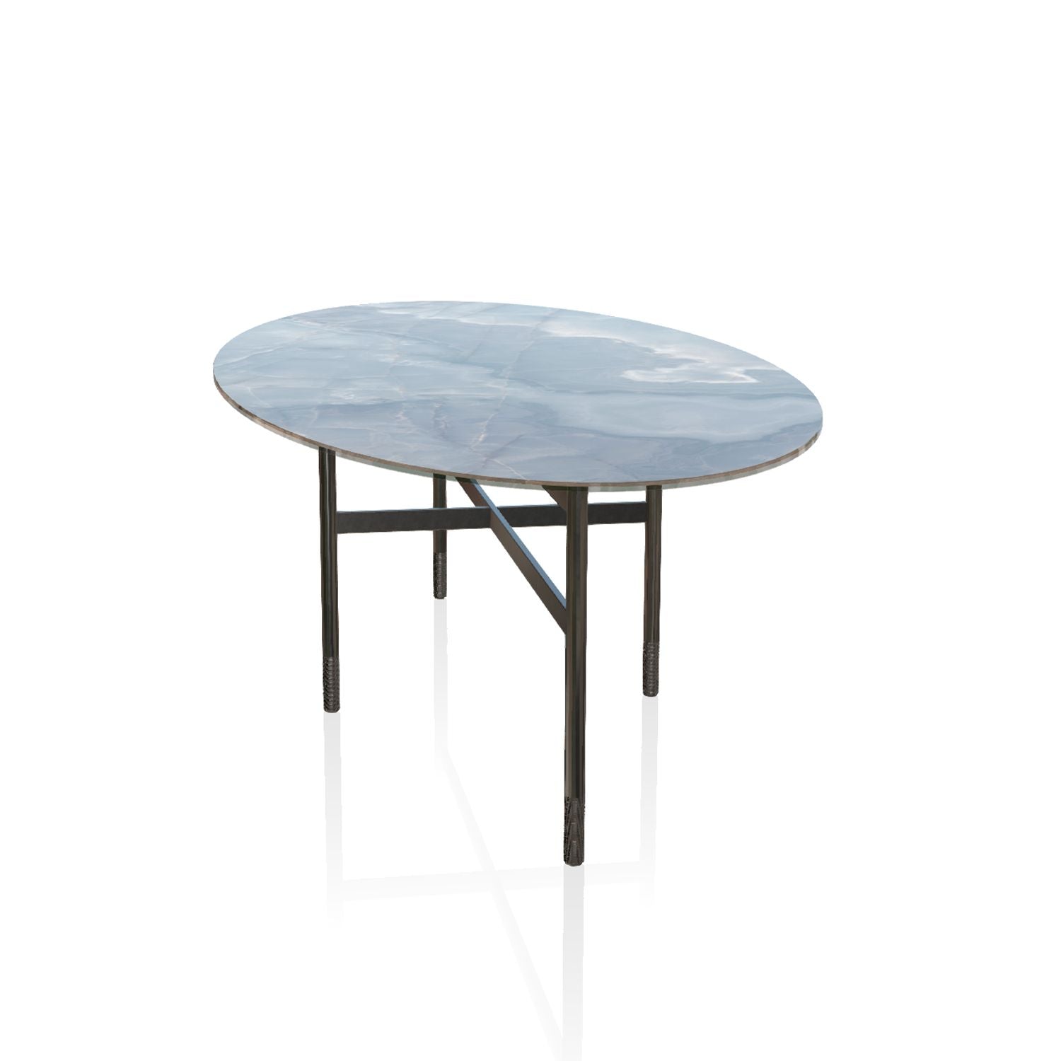 Glamour 250cm Elliptical Table By Bontempi Casa