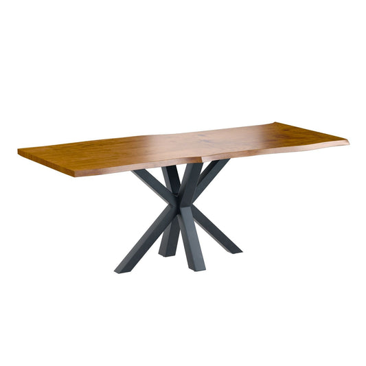 Dining Table - With Russet Top & Spider Legs - 2m