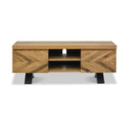 Rustic Oak Entertainment Unit