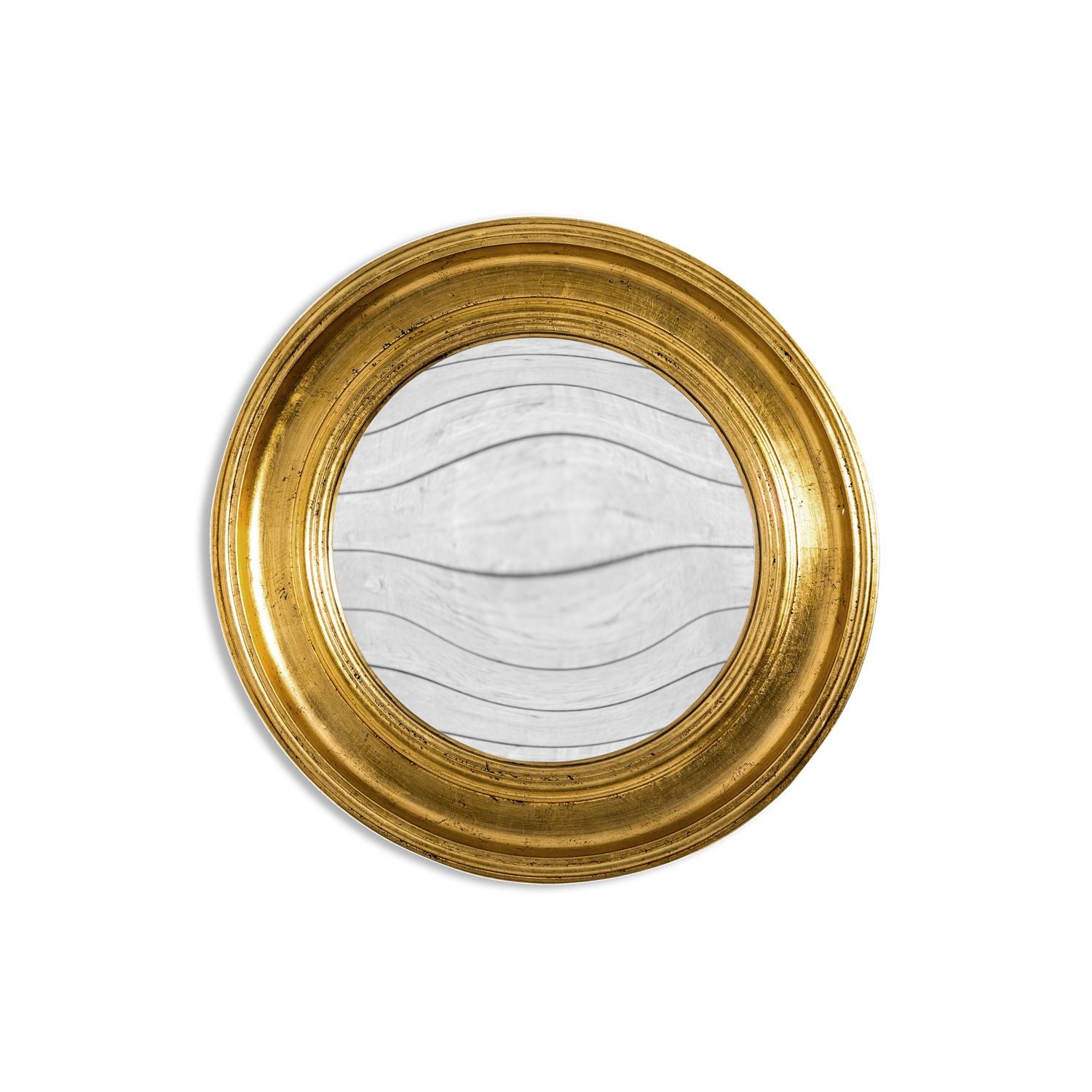 Antique Gold Convex Mirror - Large