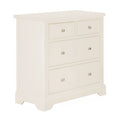 Hardingham White Painted Chest of Drawers - 2 Over 2