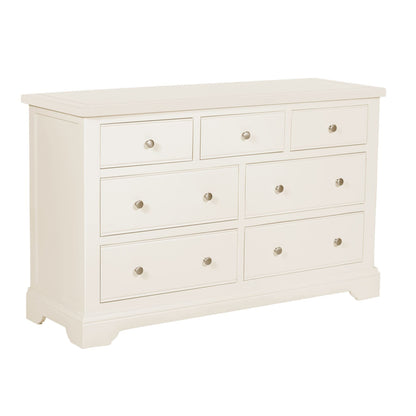 Hardingham White Painted Chest of Drawers - 3 Over 4