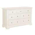 Hardingham White Painted Chest of Drawers - 3 Over 4