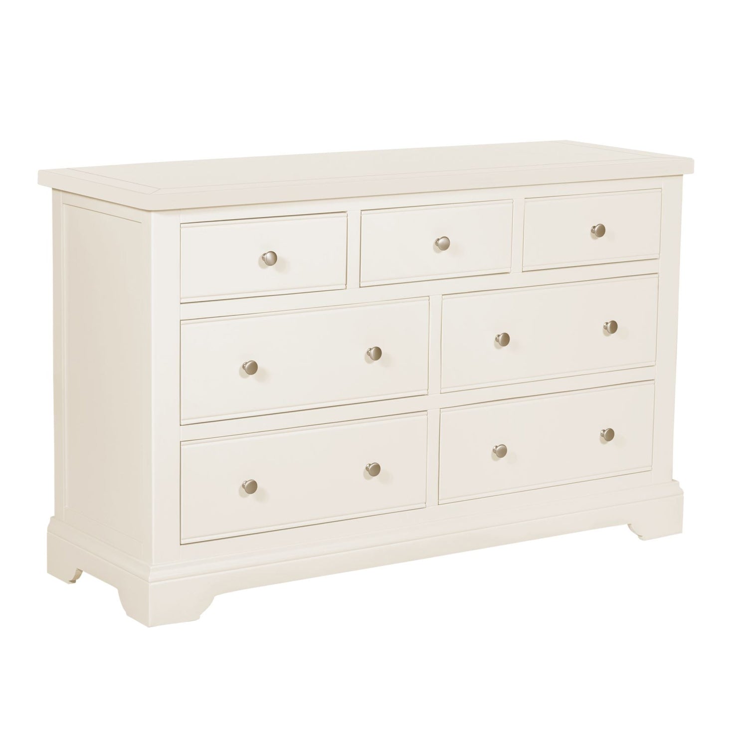 Hardingham White Painted Chest of Drawers - 3 Over 4