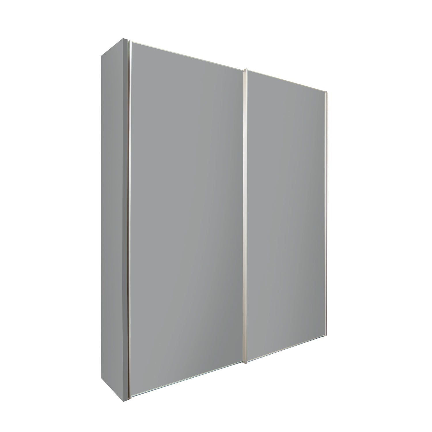 Chicago 150cm Sliding Wardrobe - Silky Grey Doors