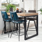 Dixie Bar Stool - Dark Blue