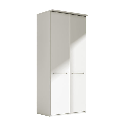 100cm Wardrobe With Plain Doors - White
