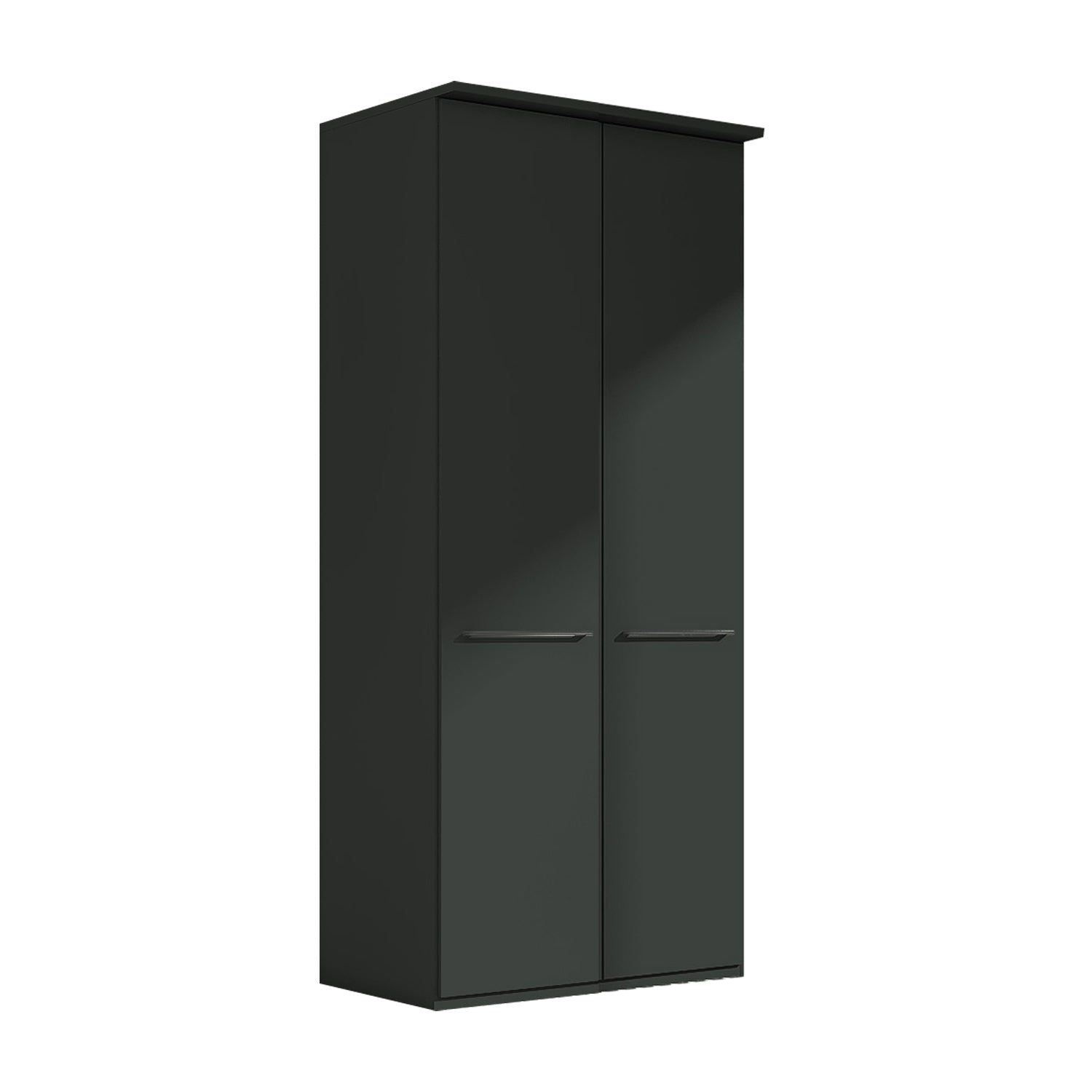 Madrid 100cm Wardrobe With Plain Doors - Graphite