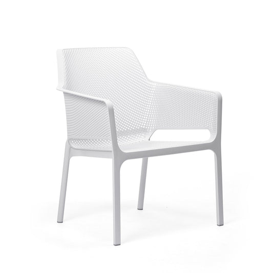 Net Relax Garden Chair By Nardi - White Set Of 6