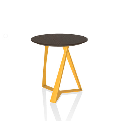 Millennium Coffee Table By Bontempi Casa - Spessart Oak With Yellow Base