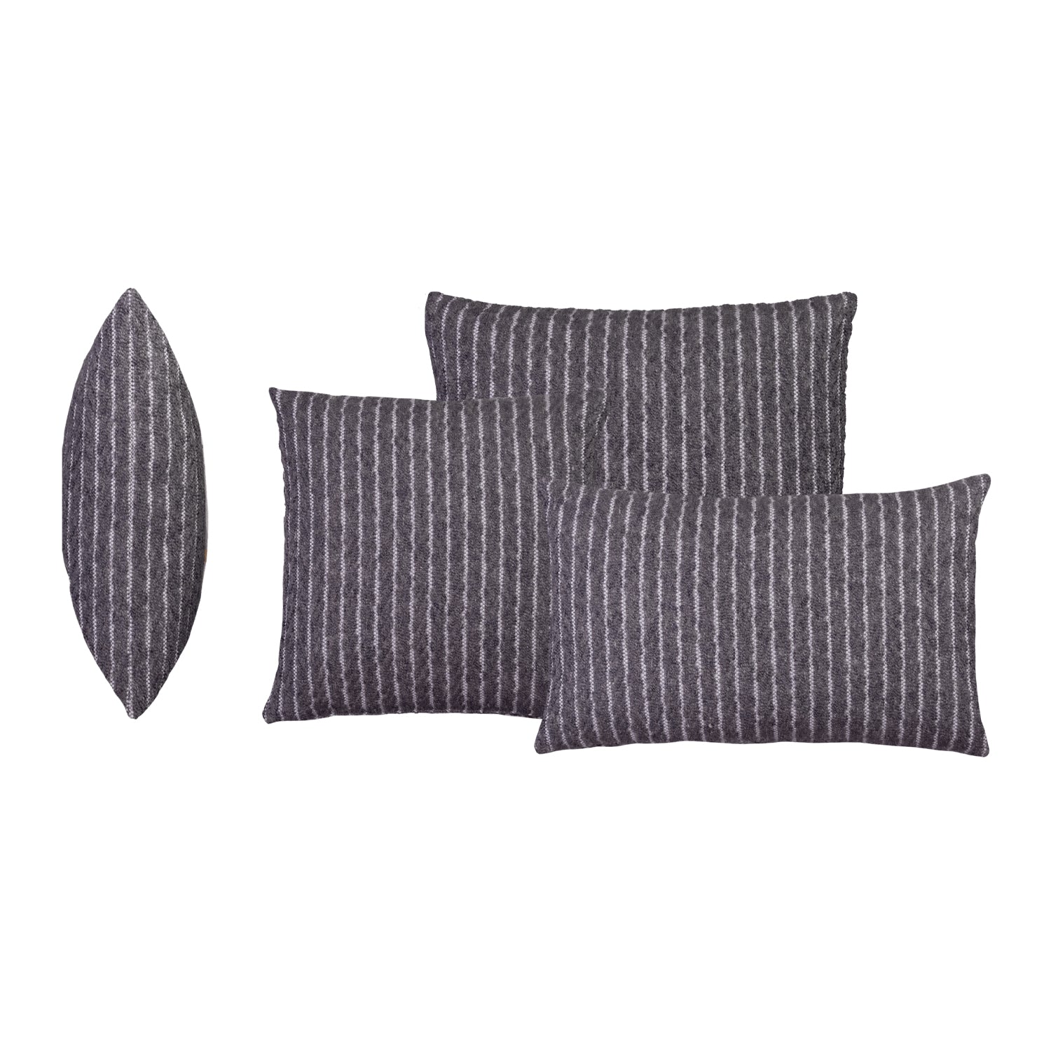 Braid Grey Scatter Cushion - Medium