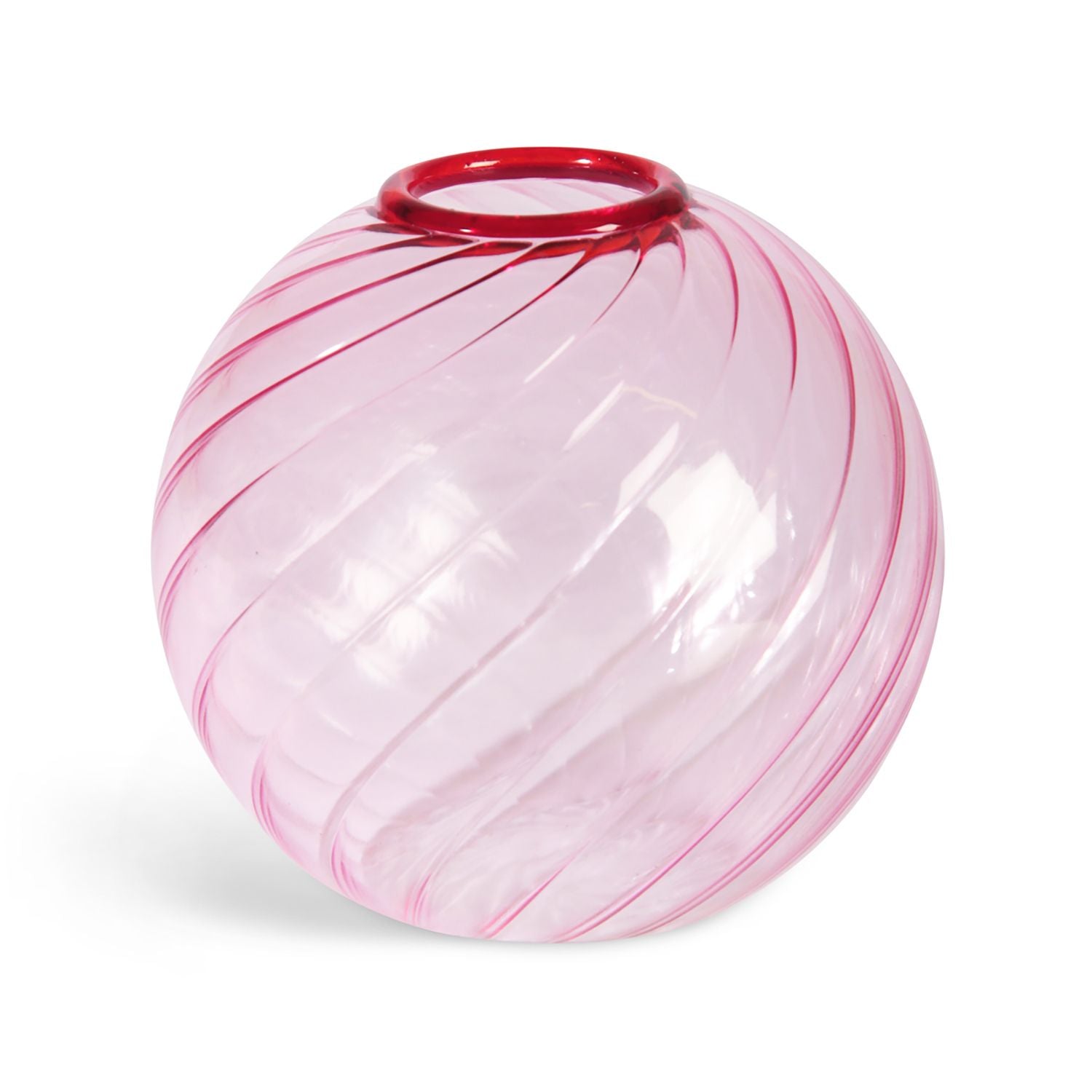 Spiral Vase - Pink