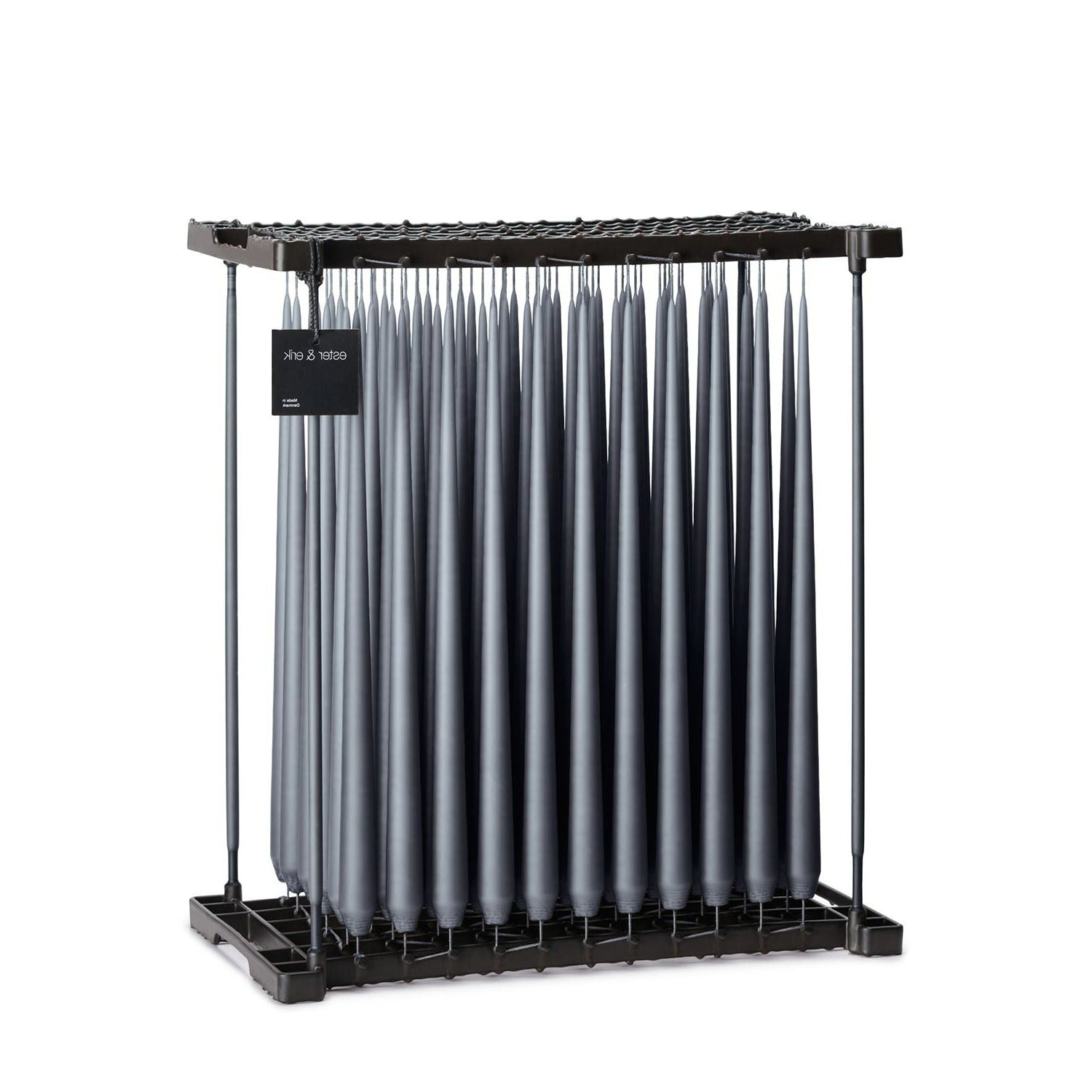 Dark Slate Taper Candle - 42cm