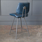 Dixie Bar Stool - Dark Blue