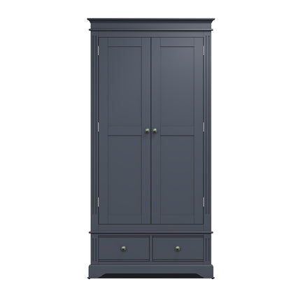 Billingford Charcoal Wardrobe - 2 Door