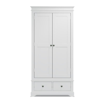 Billingford White Wardrobe - 2 Door