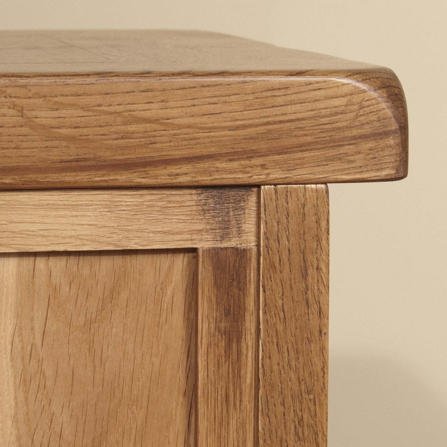 Auvergne Solid Oak Console Table - 2 Drawer