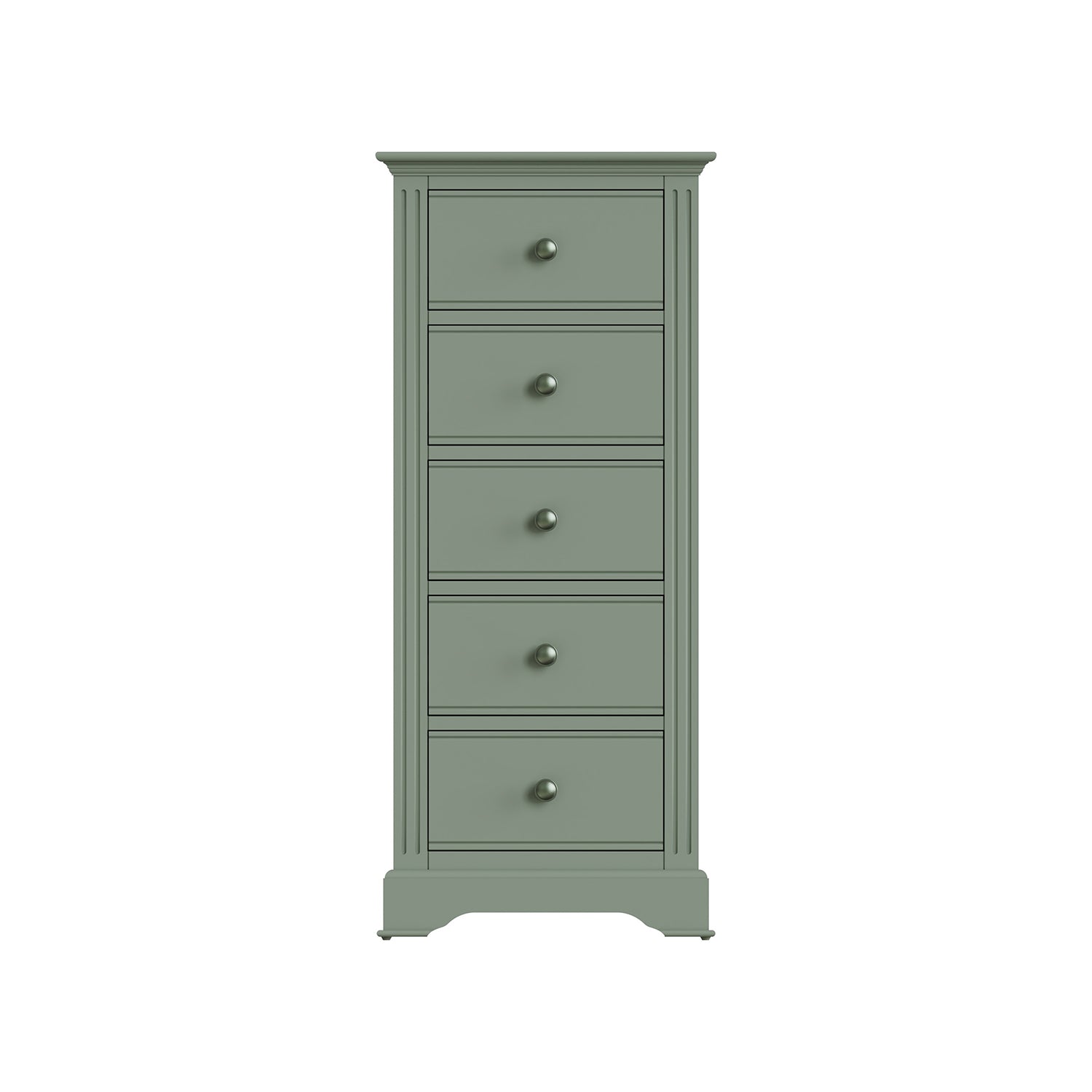 Billingford Olive Chest of Drawers - 5 Drawer Narrow