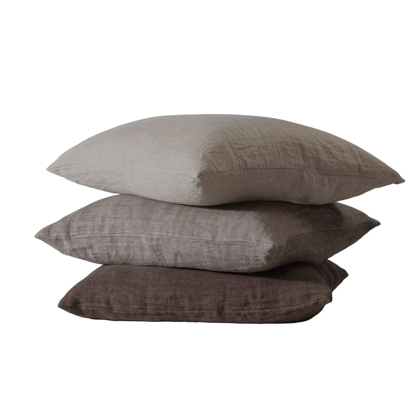Luxury Linen Cushion - Chestnut