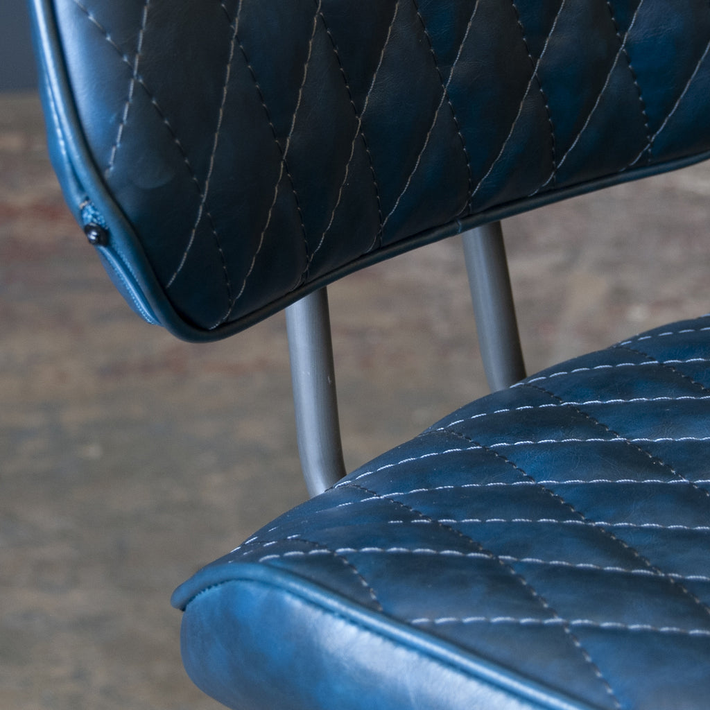 Dixie Bar Stool - Dark Blue