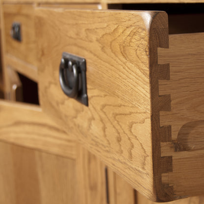 Auvergne Solid Oak Sideboard - 3ft Dresser Base