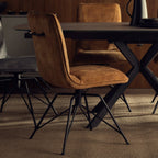 Oslo Dining Chair, Set Of 2 - Gold