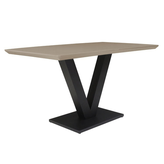 Cappuccino Gloss Top Dining Table 