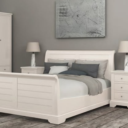 Hardingham White Painted Bed - 3ft