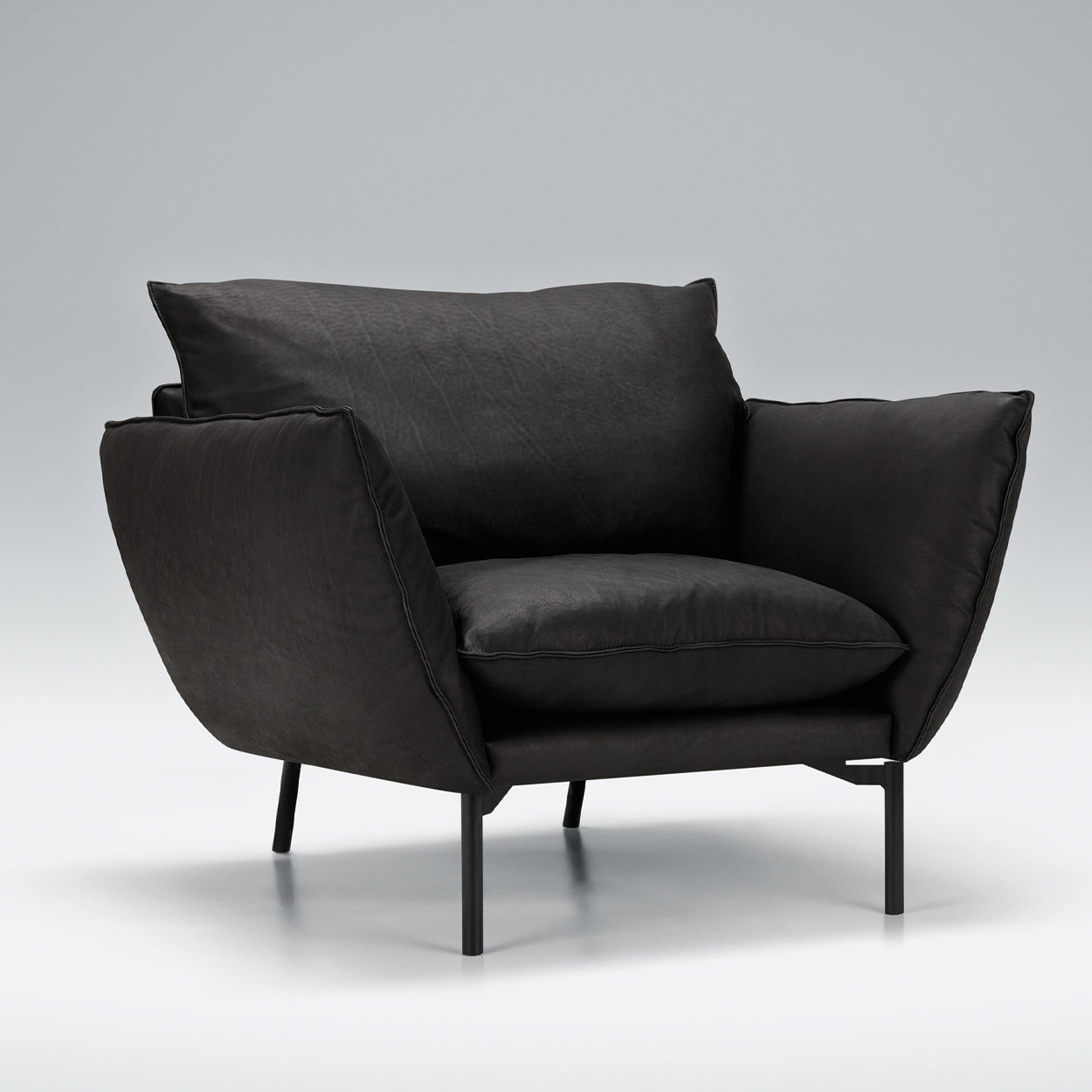 Flump Leather Sofa - Standard - Armchair