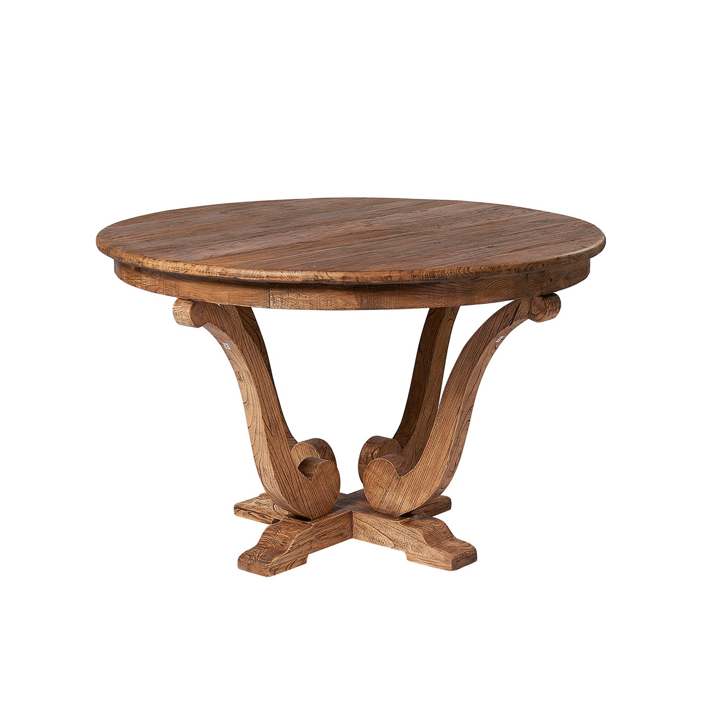 Lambs Green - Reclaimed Elm Round Dining Table