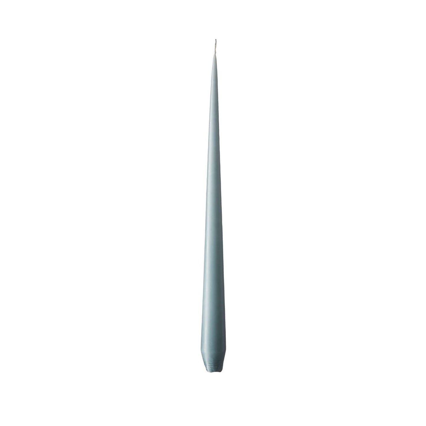 Steel Blue Taper Candle